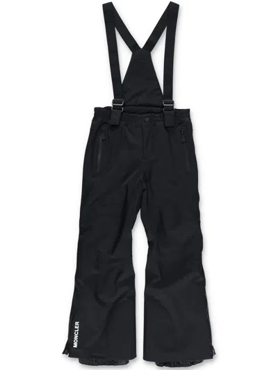 Moncler Salopette De Ski In Black