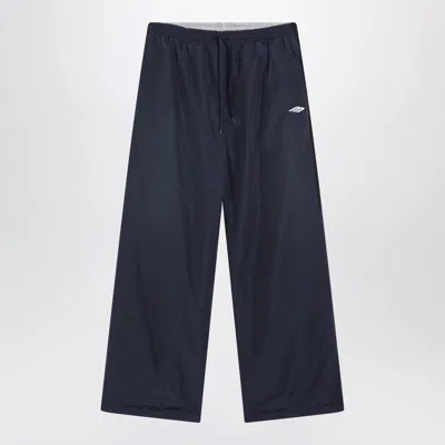 Balenciaga Reversible Jogging Trousers In Cotton Blend Men In Blue