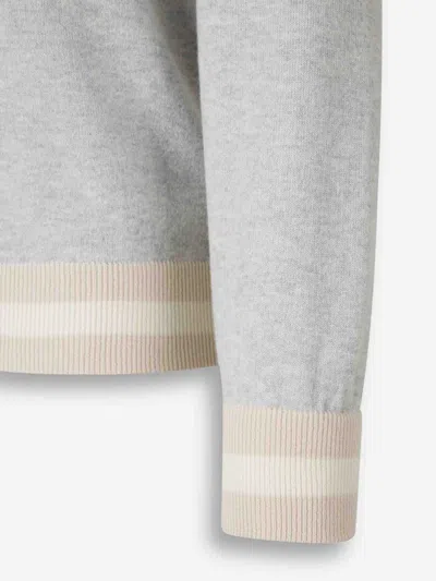 Gran Sasso Ribbed-trim Zip Hoodie In Black