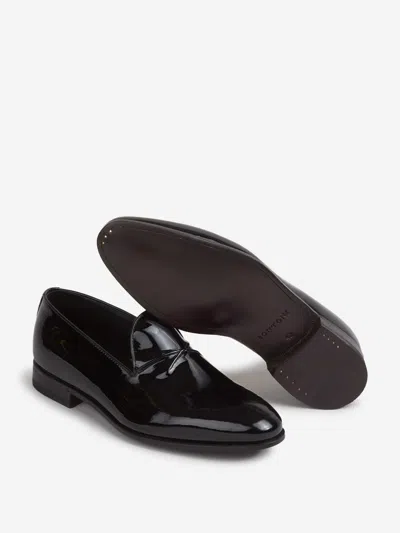 Bontoni Barone Tux Leather Loafers In Black