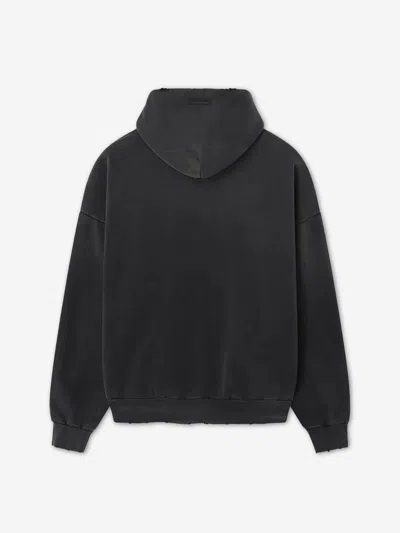 Fear Of God Hooded Knitwear With Ribbed Cuffs And Hem In Black