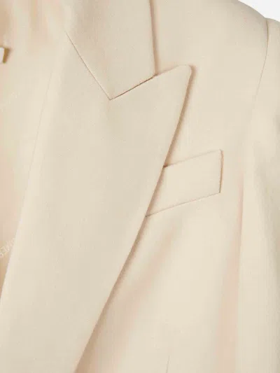 Zimmermann Blazer In Straight Cut In Neutral