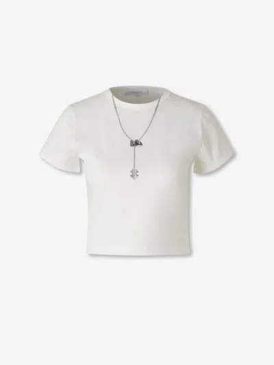 Rabanne Tailored T-shirt In Neutral
