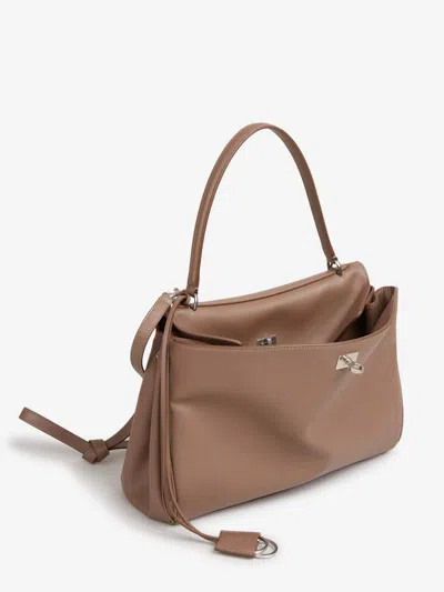 Balenciaga Taupe Rodeo Shoulder Bag In Brown