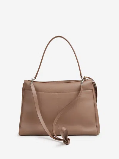Balenciaga Taupe Rodeo Shoulder Bag In Brown
