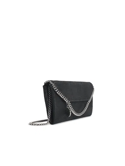 Stella Mccartney 'continental' Wallet With 'falabella' Flap In Black