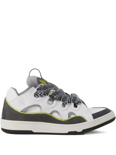 Lanvin Urban Style Sneakers Featuring Unique Sole In Multi