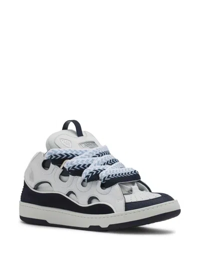 Lanvin Curb Lace-up Sneakers In Multi