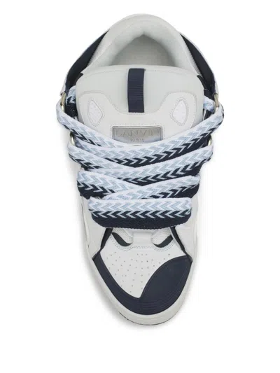 Lanvin Curb Lace-up Sneakers In Multi