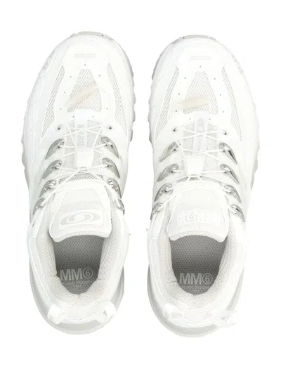Mm6 Maison Margiela X Salomon Sneakers Mit Logo-print In White