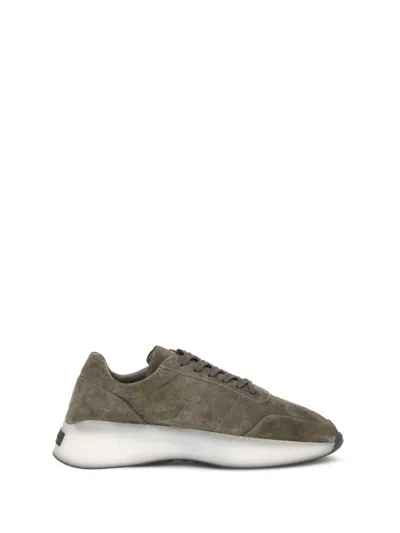 Fear Of God Panelled Lace-up Sneakers In Green