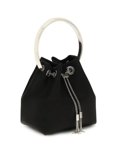 Jimmy Choo Bon Bon Top-handle Tote Bag In Black