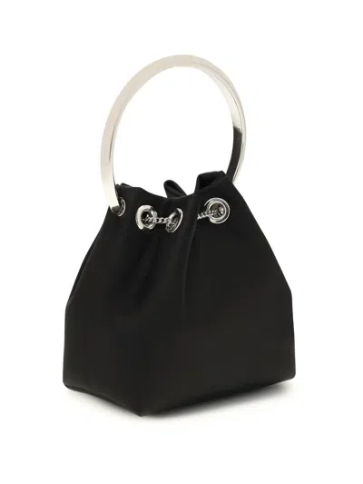 Jimmy Choo Bon Bon Top-handle Tote Bag In Black