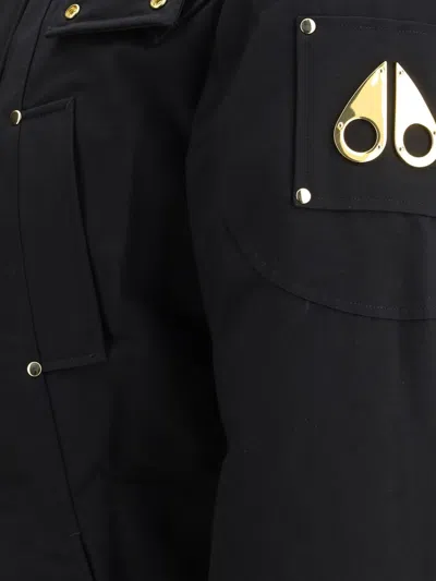 Moose Knuckles Stirling Parka From The Gold Series In Black