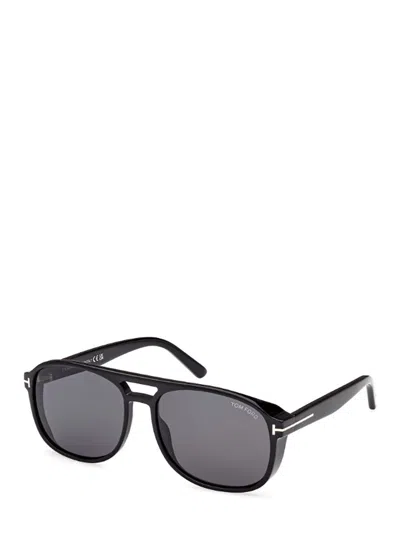 Tom Ford Rosco M Ft1022 01a Navigator Sunglasses In Grey