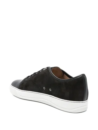 Lanvin Dbb1 Suede Sneakers In Multi