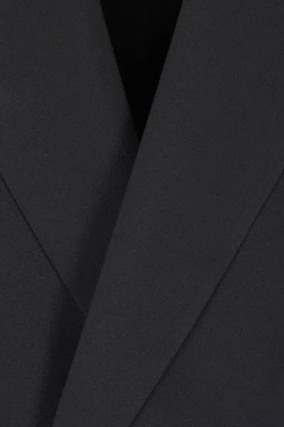 Gucci Men Double-breasted Technical Panama Blazer In Black