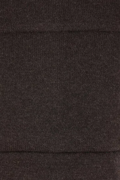 Le Kasha Organic Cotton Montana Gilet In Brown