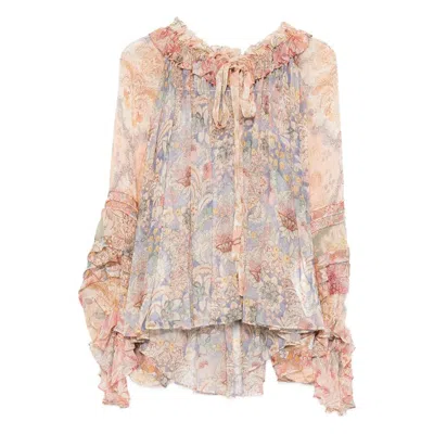 Zimmermann Rebellion Blouse In Multi
