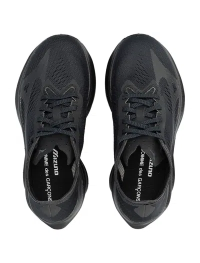 Comme Des Garcons X Mizuno Wave Rebellion Pro 3 In Black
