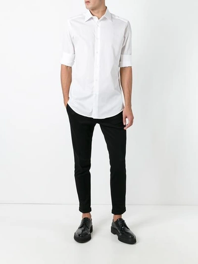 Shop Fashion Clinic Classic Buttoned Shirt In White