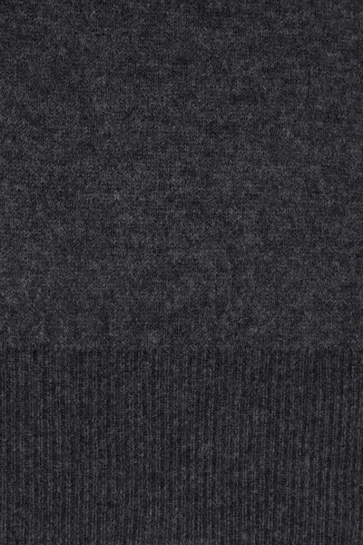 Balenciaga Charcoal Wool Sweater In Gray