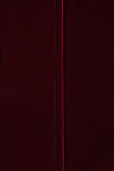 Comme Des Garçons Sleeveless Midi Dress In Red