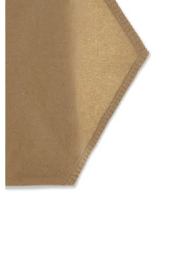 Madeleine Thompson Joanna Triangle Scarf In Brown