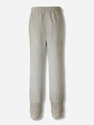 Miharayasuhiro Maison Mihara Yasuhiro Drawstring Distressed Track Pants In Gray
