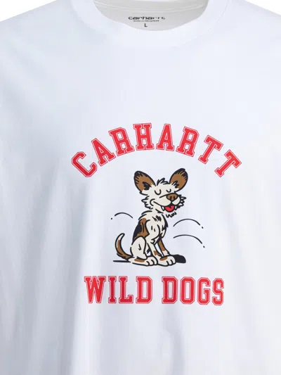 Carhartt Wip "s/s Wild Dog" T-shirt In White