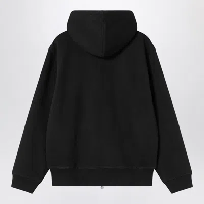 Carhartt Hooded Sweatshirt Featuring Kangaroo Pocket In Black