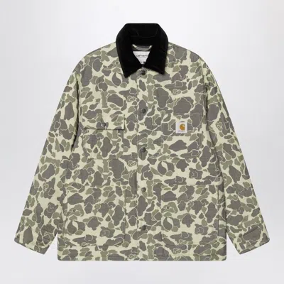 Carhartt Tapestry Chore Camo Duck Jacquard Jacket In Multi