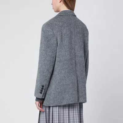 Dunst Grey Mélange Woolblend Jacket In Gray