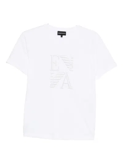 Emporio Armani Logo Cotton T-shirt In White
