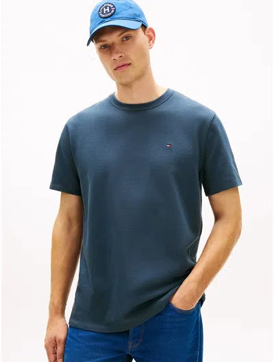 Tommy Hilfiger Heavyweight Crewneck T In Blue
