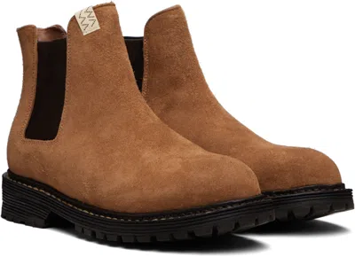 Visvim Tan Gornergrat Mid-folk Boots