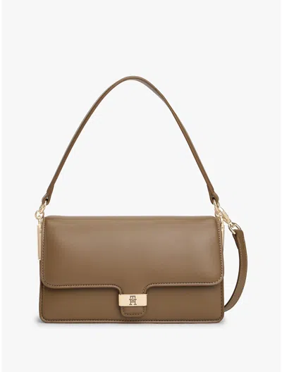 Tommy Hilfiger Monogram Clasp Convertible Crossbody Bag