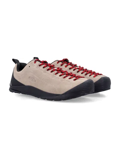 Keen Silver Mink Lace Up Sneakers In Neutral