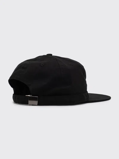 Brain Dead Extended Strap 6 Panel Logohead Hat In Black