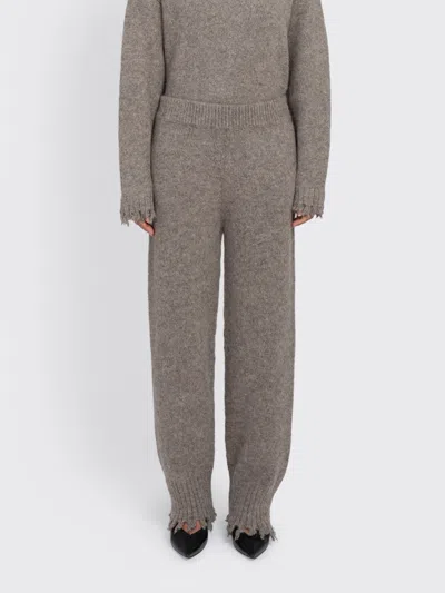 Lauren Manoogian Fray Pants In Brown