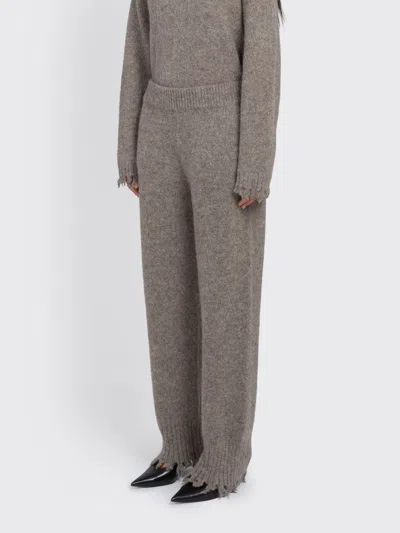 Lauren Manoogian Fray Pants In Brown