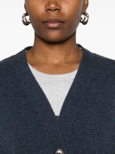 Lisa Yang Danni Cashmere Cardigan In Green