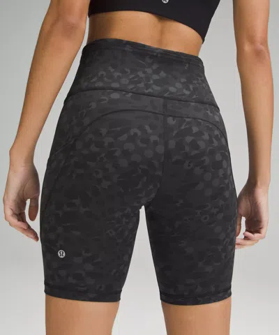 Lululemon Fast And Free High-rise Short 8" In Gray