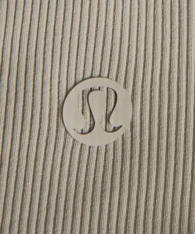 Lululemon Ruched-strap Cropped Keyhole Tank Top In Gray