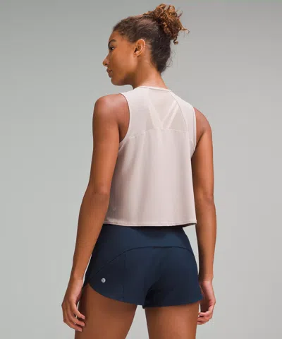 Lululemon Sculpt Cropped Tank Top In Pink