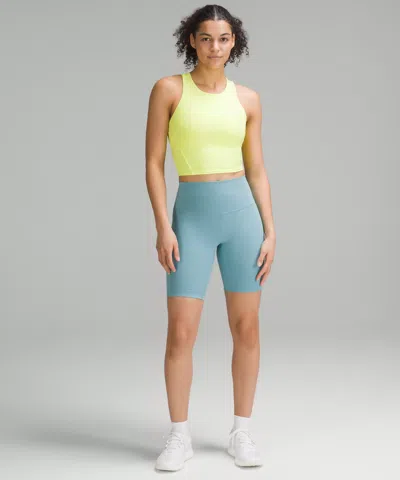 Lululemon Wunder Train High-rise Short 8" In Blue