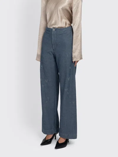 Lauren Manoogian Worn Gallery Pants In Blue
