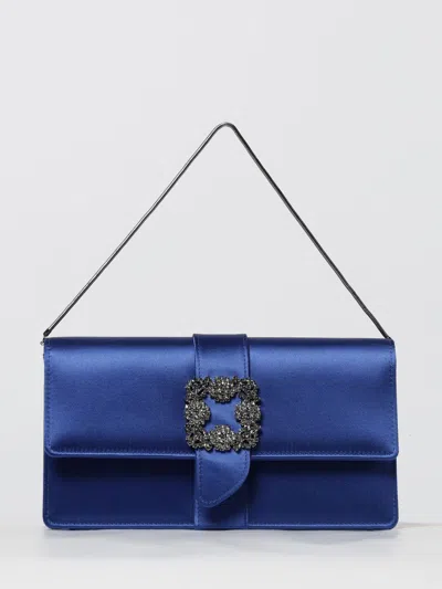 Manolo Blahnik Shoulder Bag  Woman Color Royal Blue In Blue