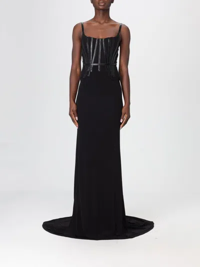 Dsquared2 Strappy-detail Maxi Dress In Black