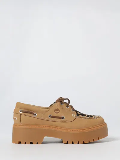 Timberland Leopard-print Loafers In Neutral